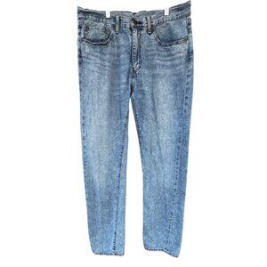 Levis 505 Mens Premium Straight Leg Big E Blue Denim Jeans W33 L34